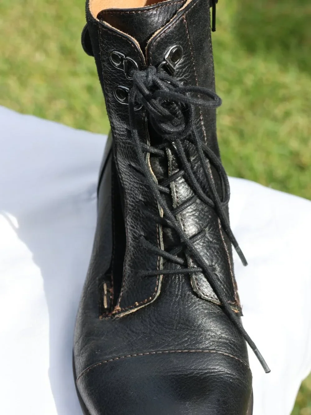 Montana Black Leather Ankle Boots